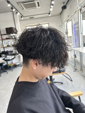 フゥ 宇都宮(FeU) 波巻きスパイラル/メンズパーマ/ツイストスパイラルパーマ