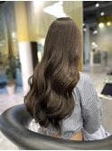 艶カラー/aujua/ロングヘア/ベージュ