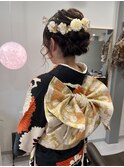 振袖着付けヘアセット