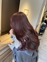 ヘアースタジオ エフ(Hair studio f) 暖色カラー/チェリーレッド