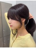 顔周りカット 韓国風スタイル　yume