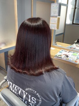 エクリュ(ecru) pink × violet