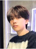 シースルーマッシュナチュラルマッシュメンズ韓国ツーブロック
