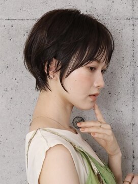 ノア 奈良駅前店(NoA) 丸みショートヘア　奈良ショートヘア　シースルーバング　30代