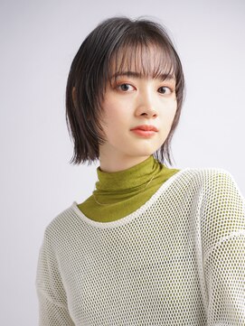 コージークルー(cozy creww) 顔周りレイヤーの切りっぱなしボブ