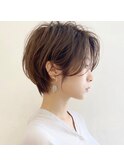 ショートボブ髪型20代30代40代50代前髪あり前髪なし面長丸顔小林