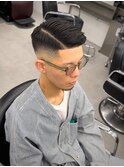 【GROOMER/S 稲田】 サイドパート スタイル スペインカール