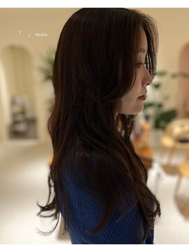 メイン(『　　』main) ダークブラウン