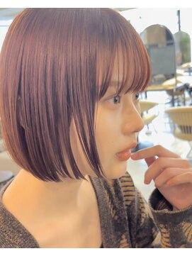 サンド クリア 横浜本店(sand clear) 【短め内巻きボブ】トレンド感たっぷりの扱いやすいスタイル