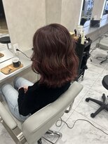 キング(K!ng) 縮毛矯正髪質改善ハイライトレイヤーカット楠葉美容室エクステ