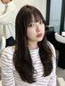 【TSUBASA指名人気No.2】　韓国ヘア/レイヤーカット + 透明感カラー￥16,280