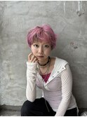 pink × brown