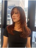 レイヤーカット ウルフ ハッシュカット 韓国ヘア 三宮