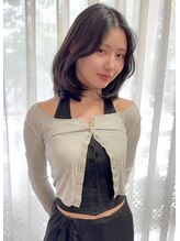 アクシス 栄ガスビル店(`AXIS) 【NAYA】黒髪カラー フェイスフレーミング 韓国ボブレイヤー