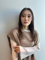 エクリボンヌ(equri bonne)&nbsp;暗髪カラー　ロングレイヤー