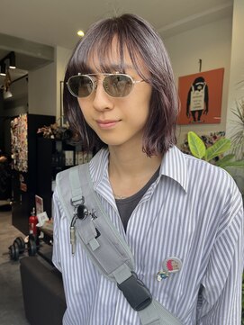 ギルド(guild.) ボブレイヤーにワインレッド