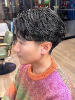 ヨリ サッポロ 札幌大通(yori SAPPORO) ニュアンスパーマ/センターパート/韓国マッシュ/ダークアッシュ