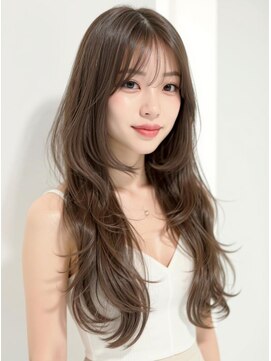 ブロウ ネックス ザ サロン 表参道(VLOW nex the salon) マロンベージュ/韓国/韓国レイヤー/フェイスレイヤー