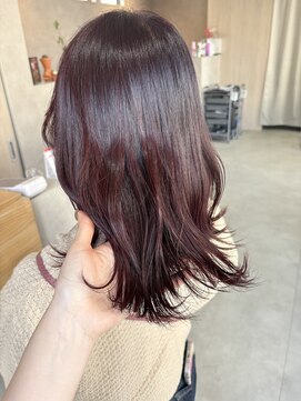 ヌーク(nook.) 着物ヘア/大人ガーリー/ダークアッシュ/似合わせカット/佐賀駅