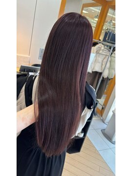 ユニ バイ マグ 長野店(Uni.by Mag) "ピンクカラー" 透明感ブリーチなしピンク