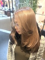 ダブル アンダーバー サロン(W_SALON) 【W_SALON 河原町】グレージュ×エンドカラー/透明感カラー