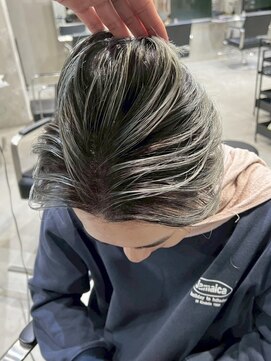 ラック 表参道(LUCK) バレイヤージュ/コントラストハイライト/スモーキーカラー