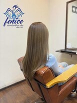 フェニーチェ(fenice international hair salon)&nbsp;ロングレイヤー/ワンホンレイヤー/ミルクティーブロンド