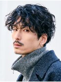 縦落ちパーマツイストスパイラルパーマシャドウパーマメンズヘア