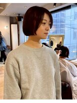 シーン バイ ラッド(SCENE by RAD)&nbsp;大人のレイヤーボブで作る小顔見えヘアショートショートボブ艶感