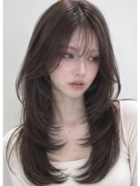 ベル 新宿(Belle)&nbsp;大人ヘア　レイヤーカット　韓国ヘア　ハッシュカット　新宿