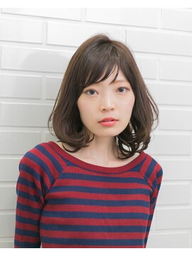 ムード 金沢文庫([mu;d]) 肩したボブ×毛先ワンカール