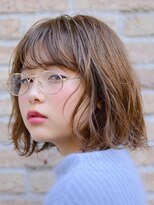 エムクランメイクス 原宿 表参道(m.clan MAKE'S)&nbsp;ひし形シルエット 小顔 ボルドー 耳かけ【エアリーショート/ボブ