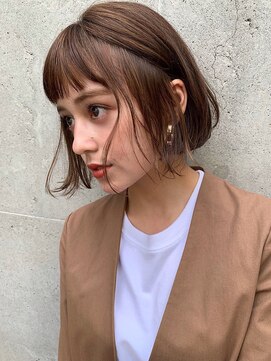 アンアミ オモテサンドウ(Un ami omotesando) 【Unami】　幅広い層に人気☆柔らかボブ　島田梨沙
