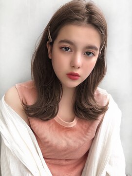 アンジェリカ 近鉄奈良店(ANGELICA) 【ANGELICA】ブランジュ小顔美髪センターセミロング