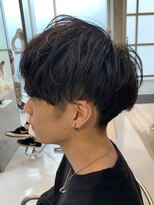 フィフス(fifth) コンマヘア ツーブロック マッシュウルフ 無造作パーマ