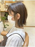 【morio】札幌ボブ ふわっと外ハネ耳掛けボブ
