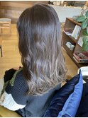 シアーグレージュ×レイヤーカット