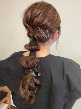 アルピナ 菅谷店(alpina) 編みおろしヘア