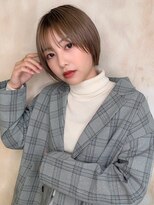 ニスル 町田店(NISURU)&nbsp;似合わせカット/大人ガーリー/ダークアッシュ/着物/町田/町田駅