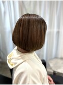 30代40代50代透明感カラーチョコレートミントベージュ白髪ぼかし