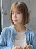 20代30代40代ナチュラル大人可愛いボブスタイル