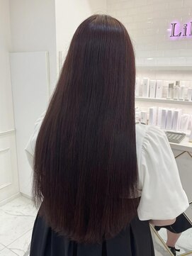 リルミー(Lilme) ブリーチなしでできるピンクブラウン＊まゆ