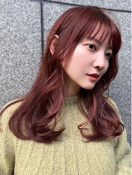 フリティ 大阪西梅田店(friity) ベージュインナーカラーショートボブレイヤーミディアム前髪