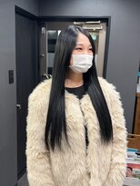 ボアップ(boappu)&nbsp;#ブラックカラー#暗髪#ロングヘア#エクステ#プルシール