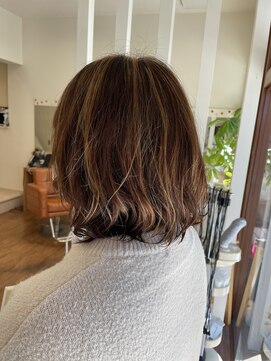 ヘアメイク フロウ(hair make Flow) リタッチ&ハイライト