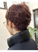 ショートパーマ/パーマ/ベリーショート/ウルフパーマ