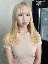エス 天満店(esu) ブロンド×レイヤーカット