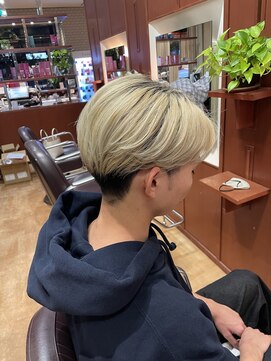 ジュール ドゥJour doux メンズカット/刈り上げ/毛流れカット/ハイトーン