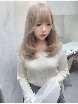 ロンド レア 天神大名店(Lond Le’a) 小顔に見せるヘア/レイヤー/ボブウルフ/ネビージュ/ケアブリーチ