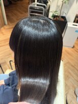 ヘアーショップ エヌアンドエー 越谷店(hair shop N&A)&nbsp;つるんとした指通りの髪質改善TR＋ストレート/縮毛矯正5